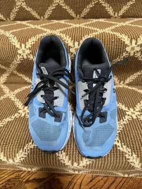 On Cloud Running Blue Mesh Running Shoes